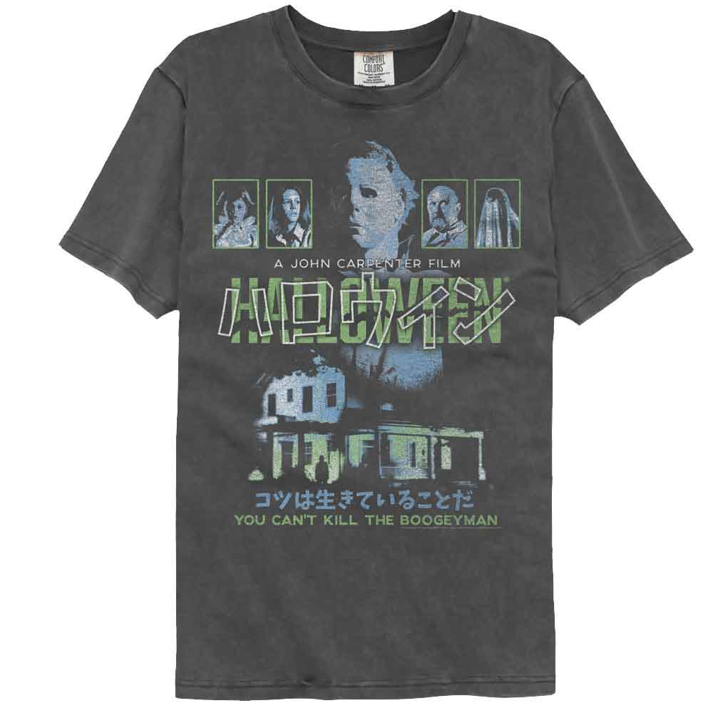 HALLOWEEN Garment Dye T-Shirt, Japanese Poster