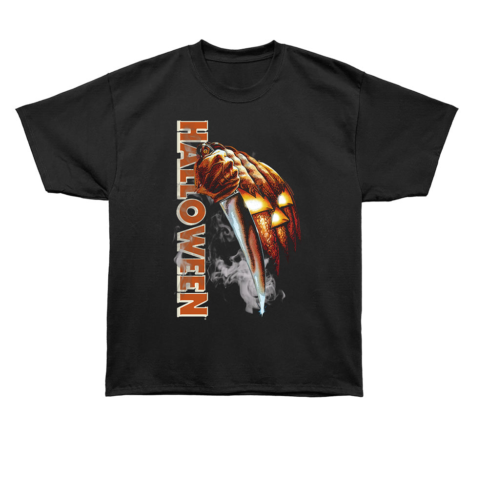 HALLOWEEN Oversized T-Shirt, PUMPKIN KNIFE