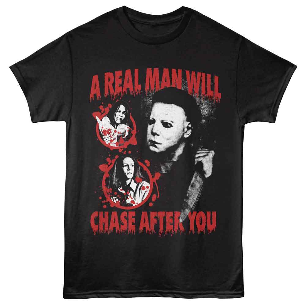 HALLOWEEN Eye-Catching T-Shirt, A REAL MAN
