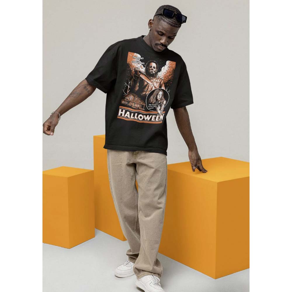 HALLOWEEN Terrific T-Shirt, Sketchy & Orange