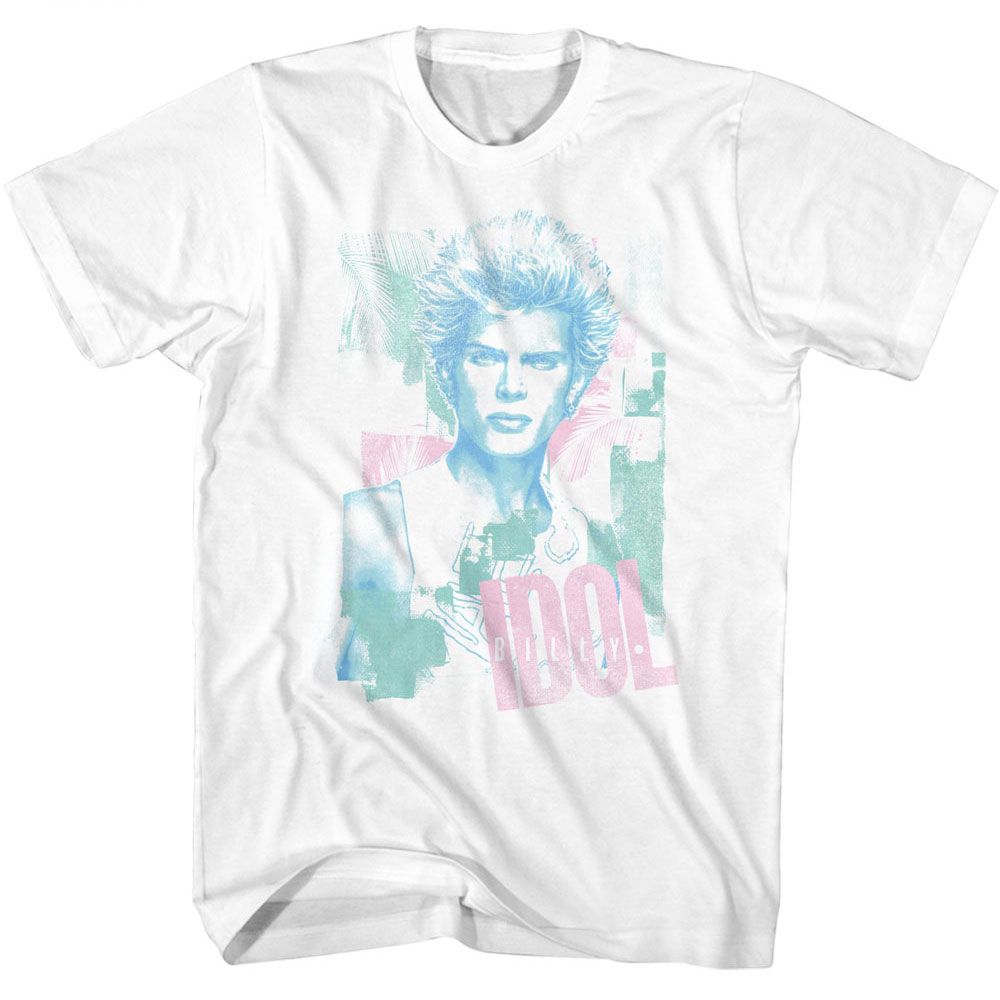 BILLY IDOL Eye-Catching T-Shirt, Pastel