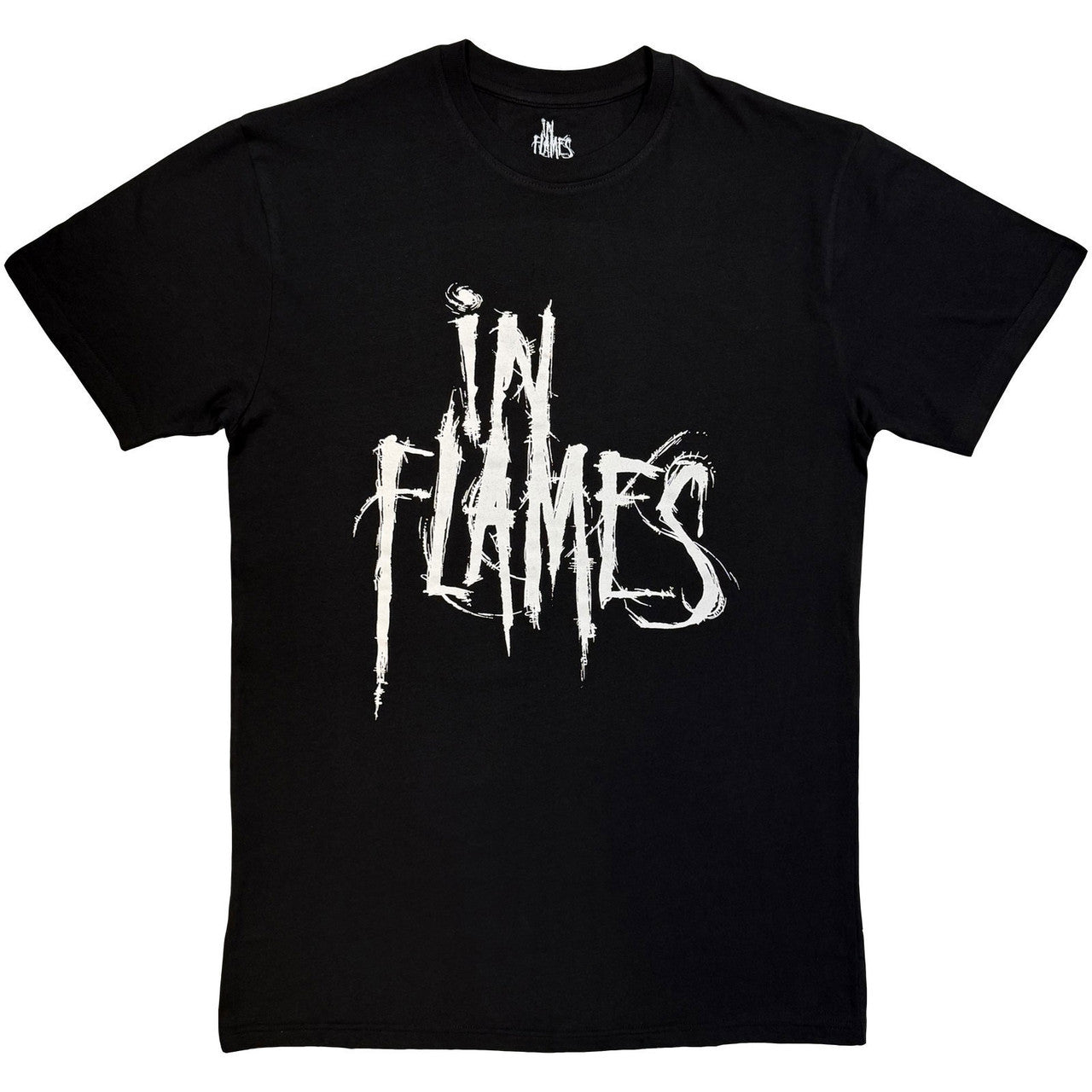 IN FLAMES Attractive T-Shirt, Logo Mono