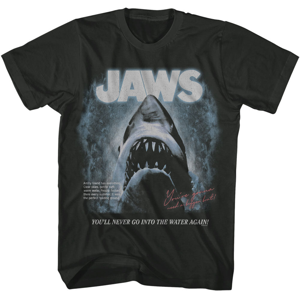 JAWS Eye-Catching T-Shirt, FADED BACKGROUND