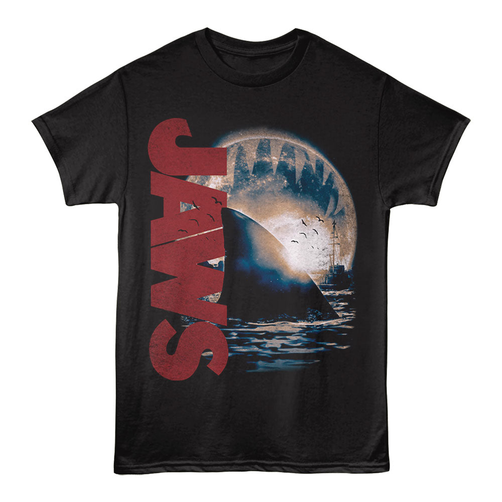 JAWS Eye-Catching T-Shirt, OUT OF THE WATER