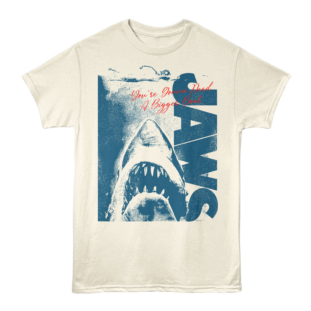 JAWS Eye-Catching T-Shirt, BIGGER BOAT