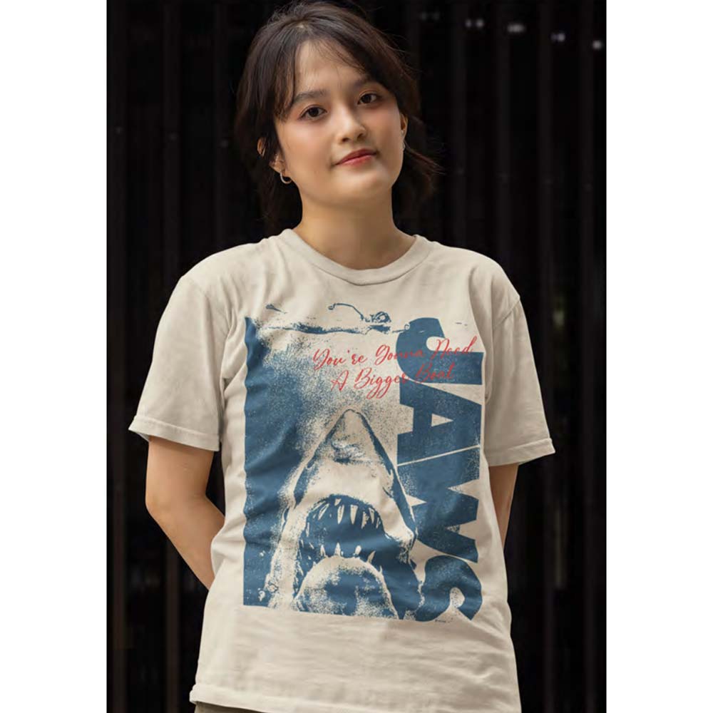 JAWS Eye-Catching T-Shirt, BIGGER BOAT