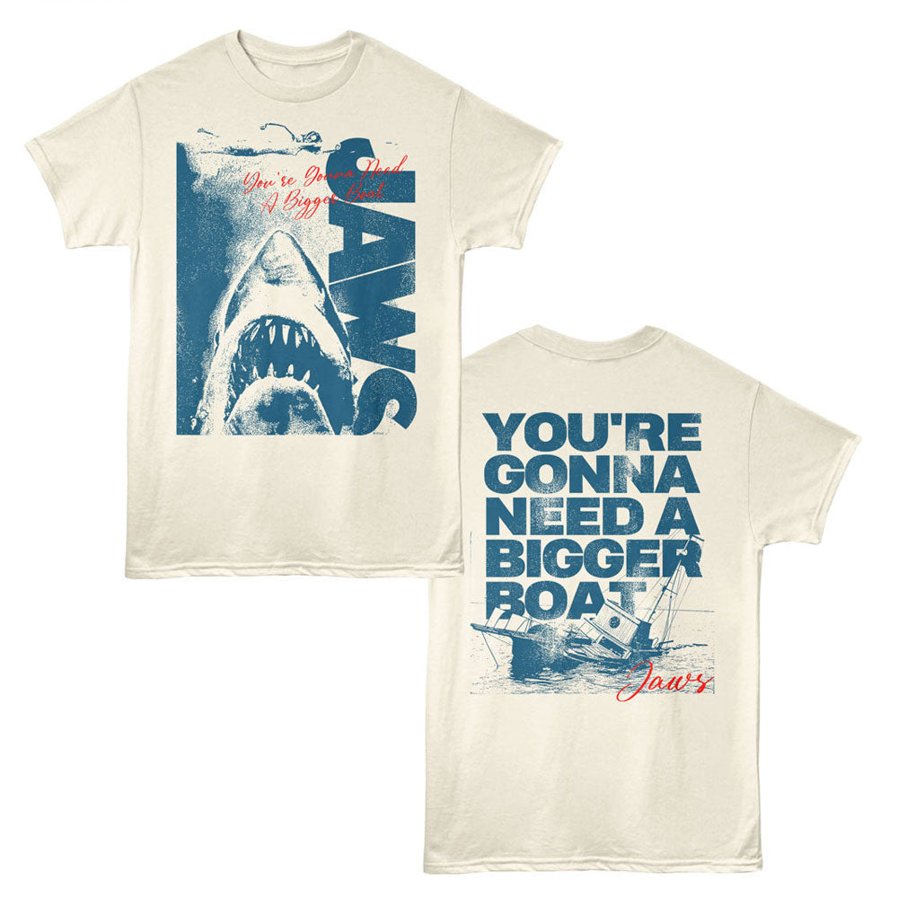 JAWS Eye-Catching T-Shirt, BIGGER BOAT