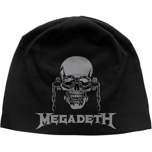 MEGADETH Attractive Beanie Hat, Vic / Logo Jd Print