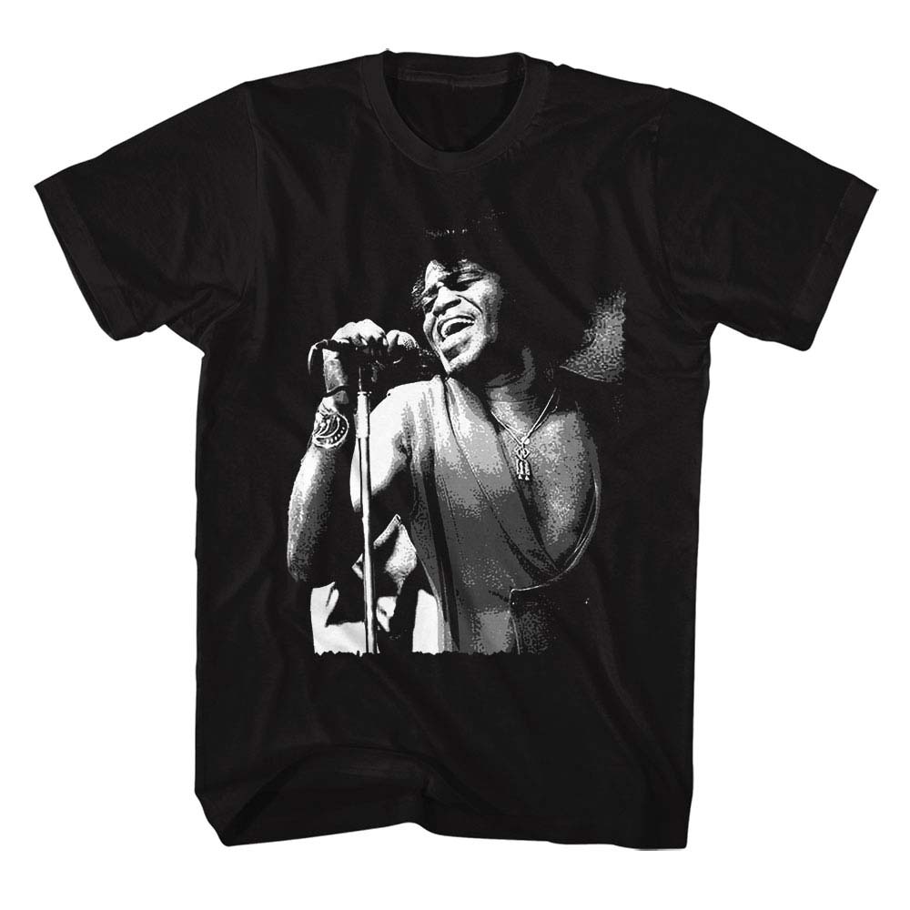 JAMES BROWN Eye-Catching T-Shirt, Black and Proud