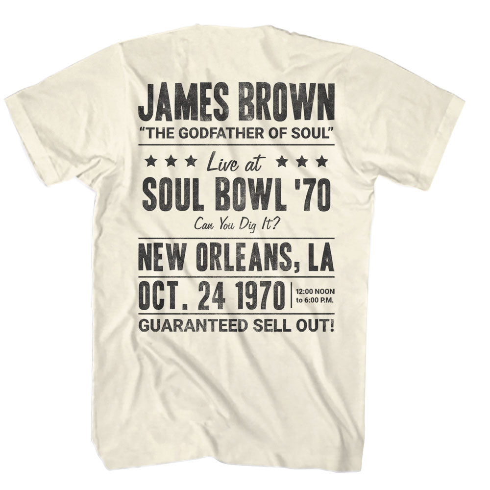 JAMES BROWN Eye-Catching T-Shirt, 1970 REVUE