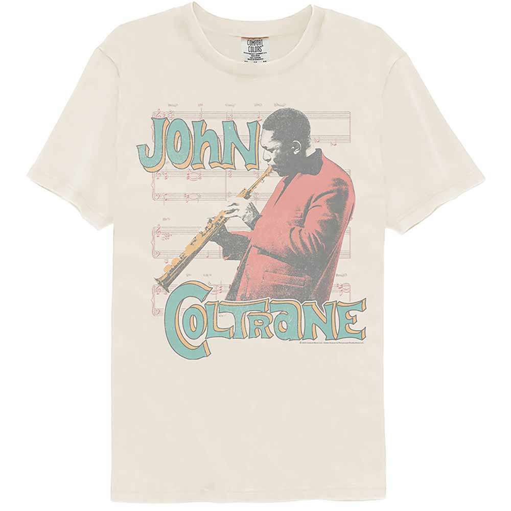 John Coltrane Pastel Playing Garment Dye T-Shirt