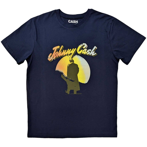 JOHNNY CASH Attractive T-Shirt, Walking Guitar
