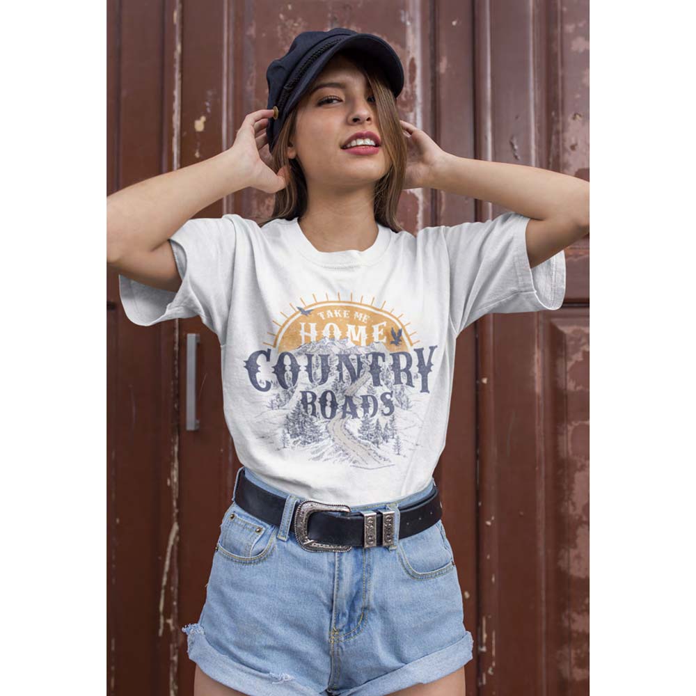 JOHN DENVER Eye-Catching T-Shirt, Take Me Home Country Roads