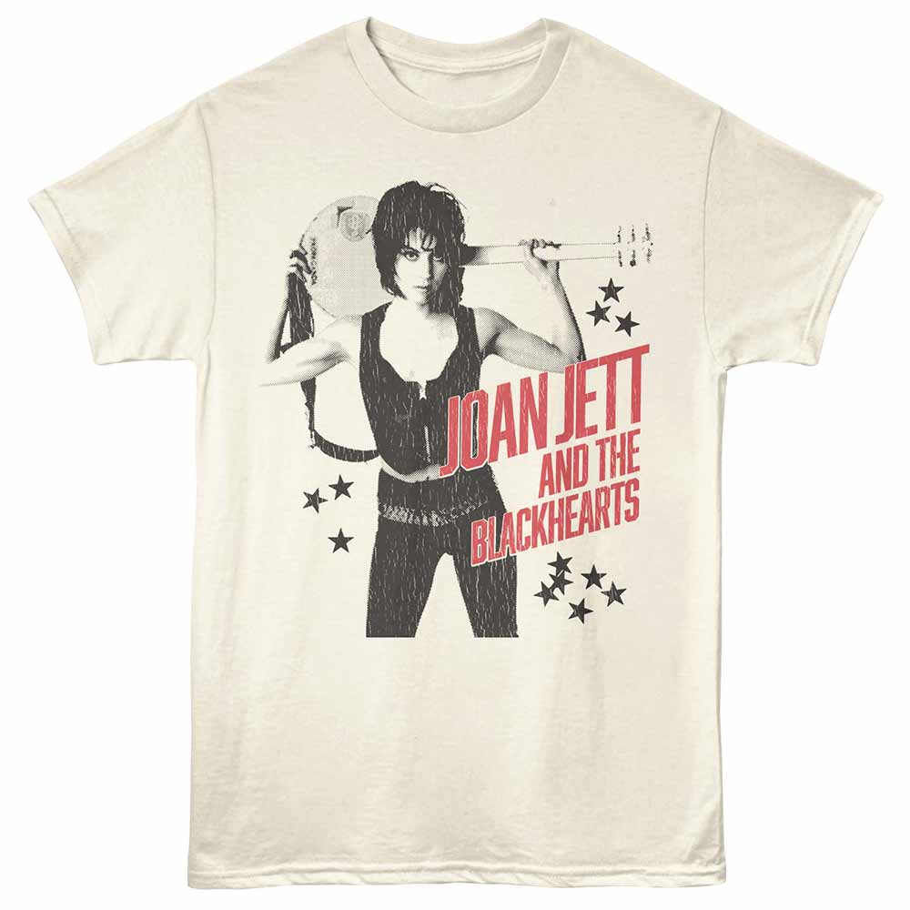 JOAN JETT Eye-Catching T-Shirt, GUITAR POSE
