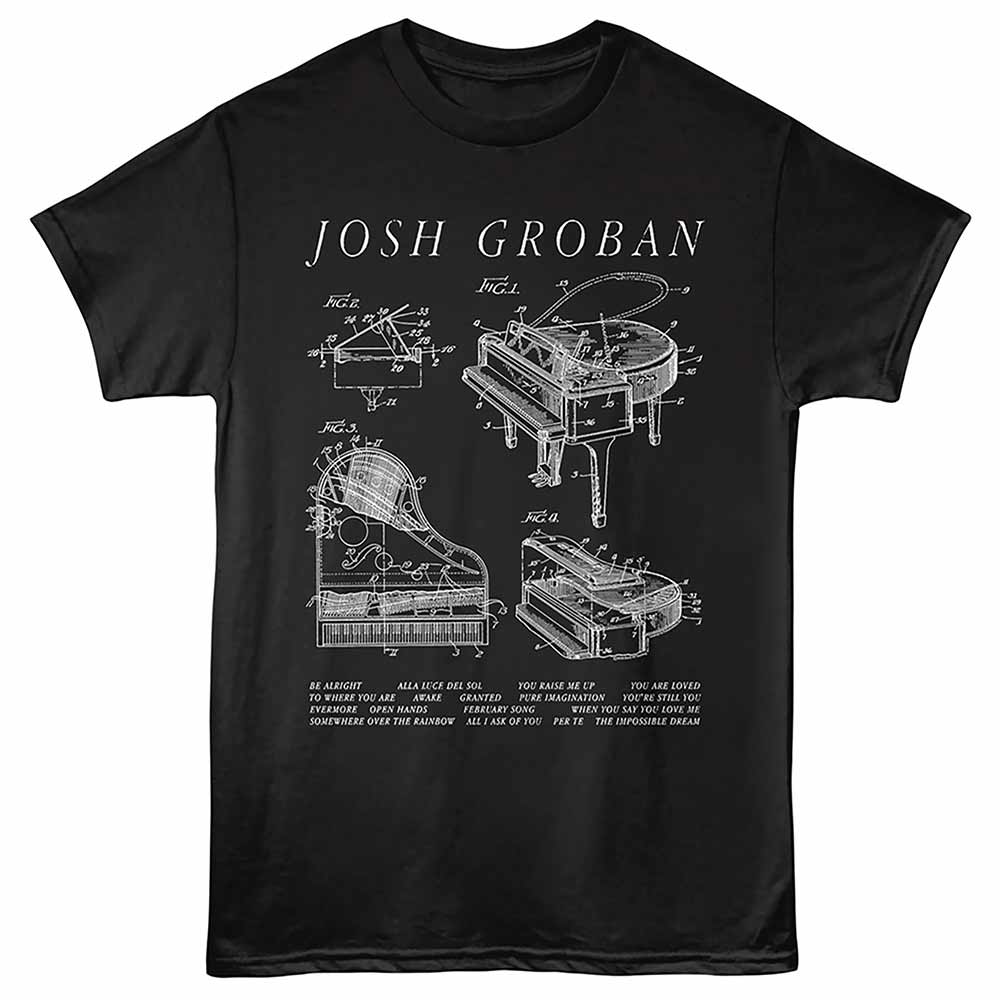 Josh Groban Piano T-Shirt