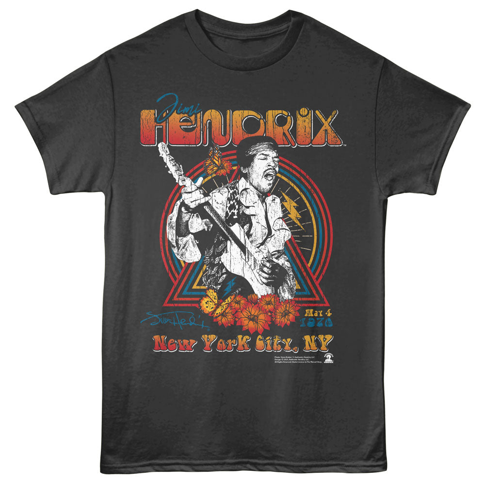 JIMI HENDRIX Eye-Catching T-Shirt, NY 1970