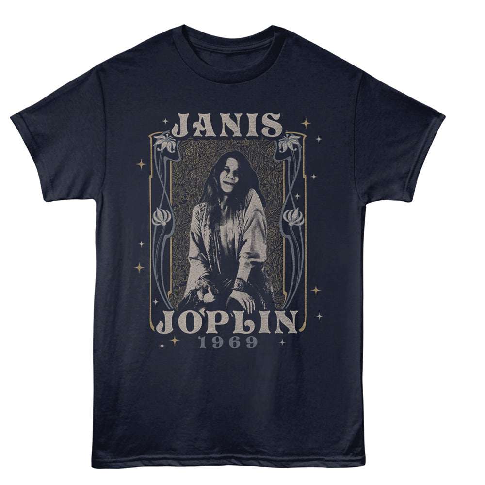 JANIS JOPLIN Eye-Catching T-Shirt, NOUVEAU FRAME 1969