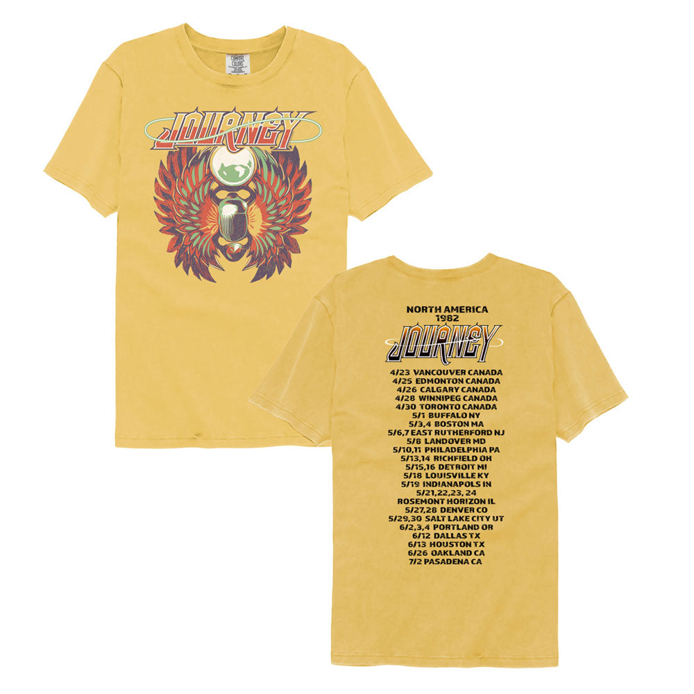 JOURNEY Garment Dye T-Shirt, North America 1982