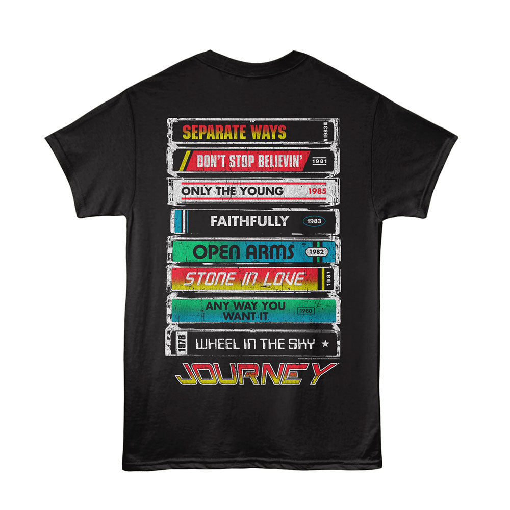 JOURNEY Eye-Catching T-Shirt, SONG CASSETTES