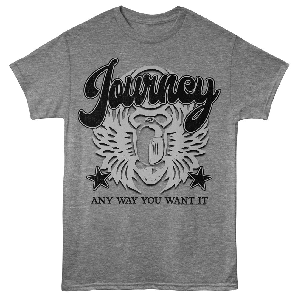 JOURNEY Eye-Catching T-Shirt, ANY WAY YOU WANT IT