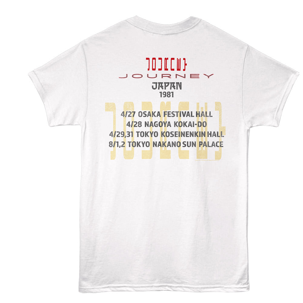 JOURNEY Eye-Catching T-Shirt, JAPAN 1981