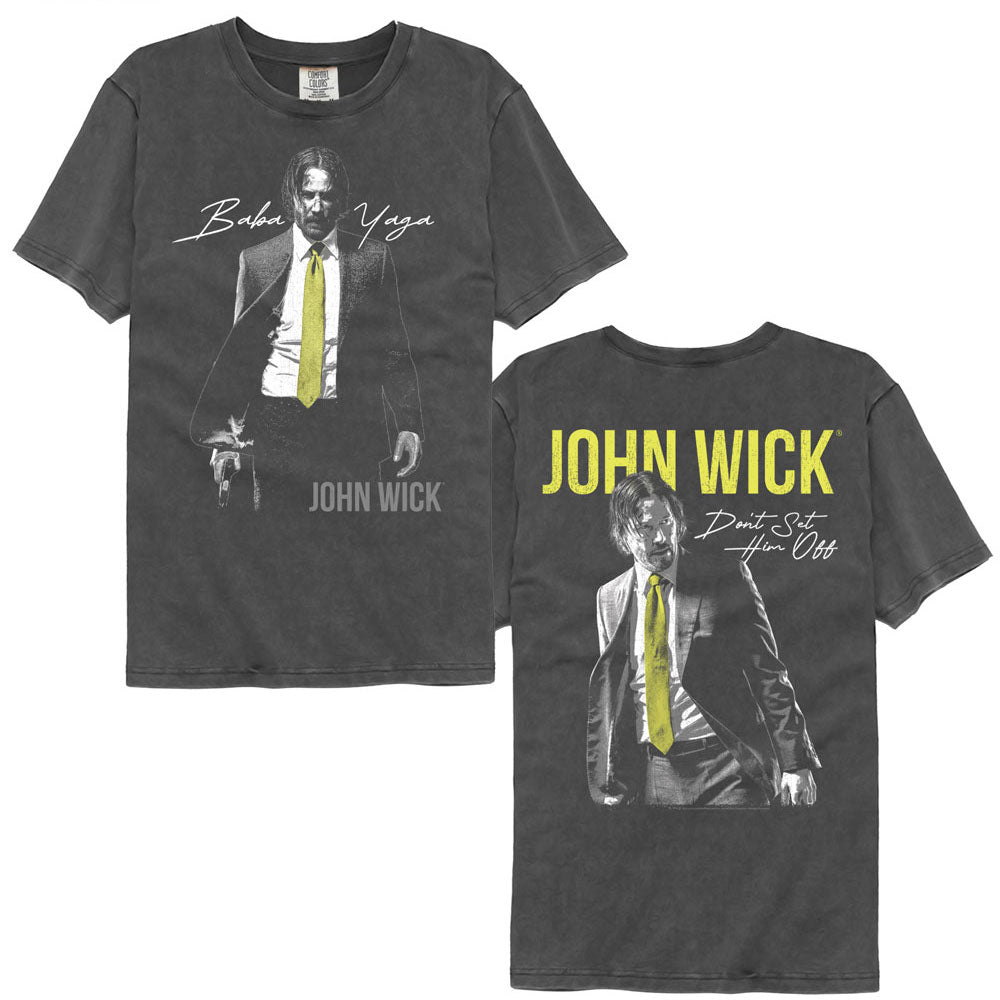 JOHN WICK Garment Dye T-Shirt, BABA YAGA