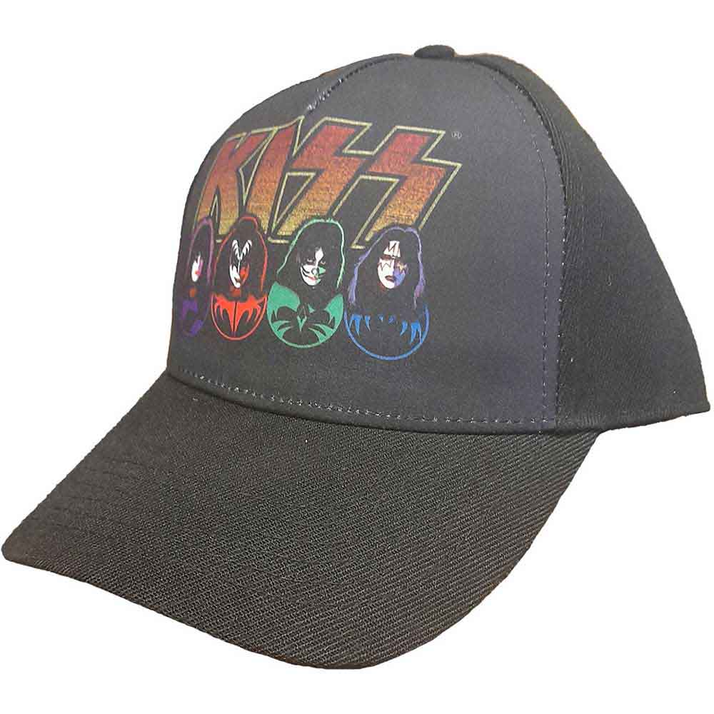 KISS Baseball Cap, Logo - Faces & Icons