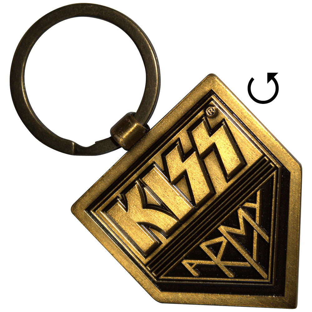 KISS Keychain, Gold Army Pennant
