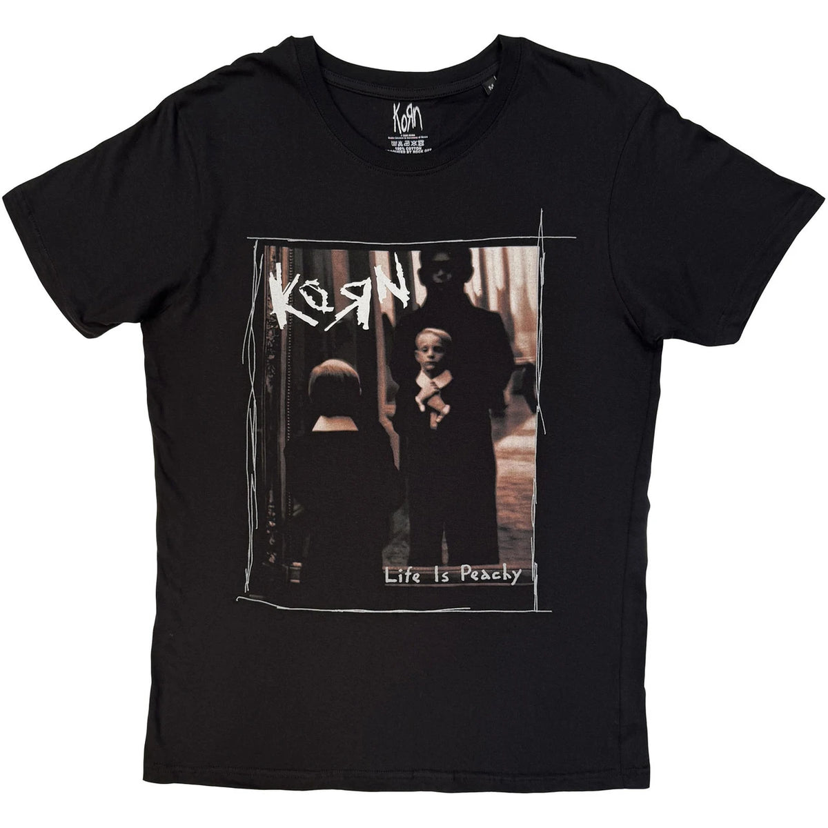 KORN Attractive T-Shirt, Life Is Peachy Scribbles