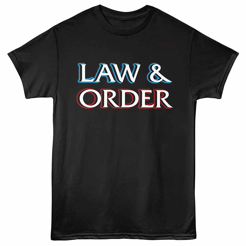 LAW AND ORDER Eye-Catching T-Shirt, LOGO