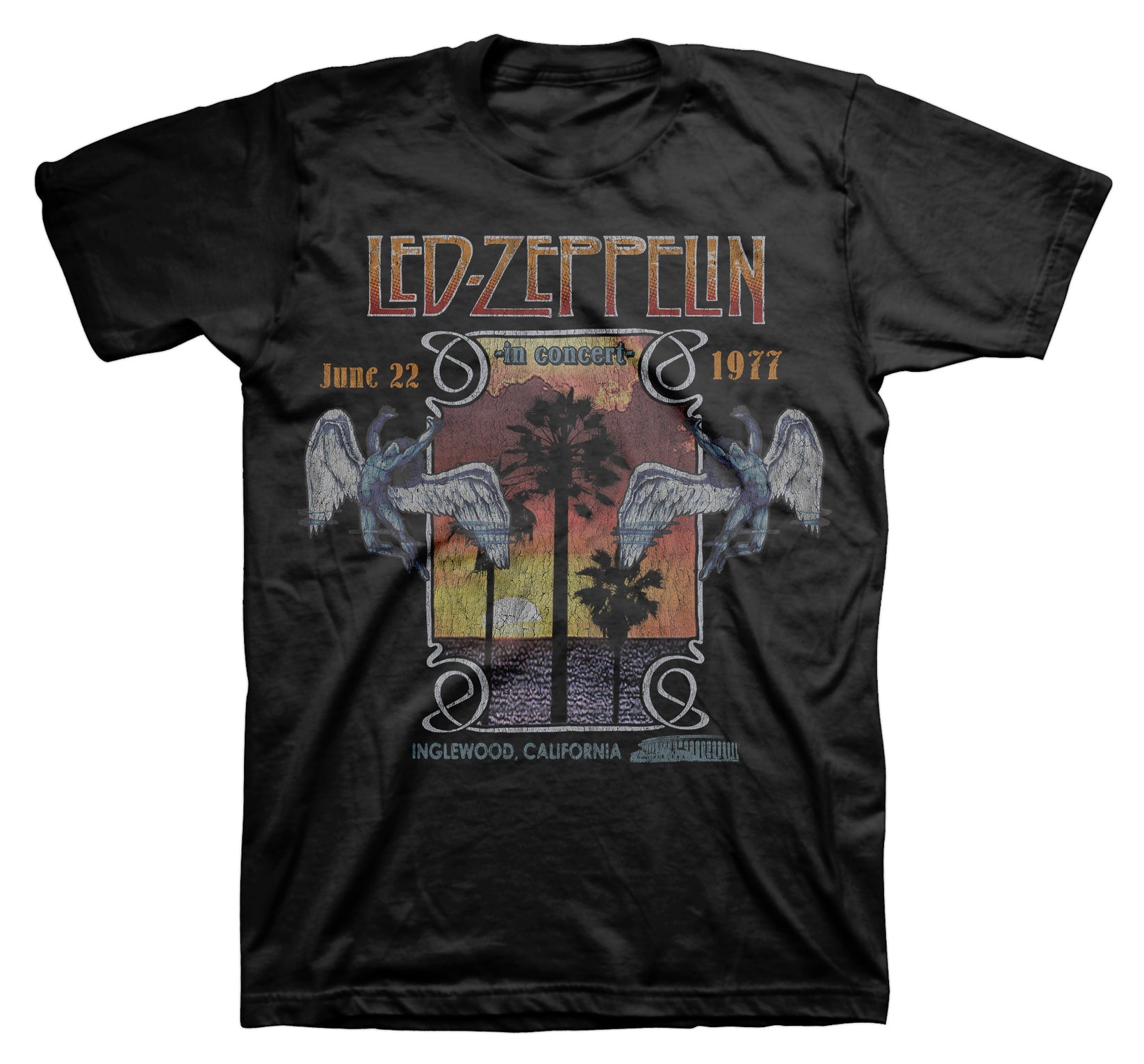 LED ZEPPELIN T-Shirt, Inglewood 1977
