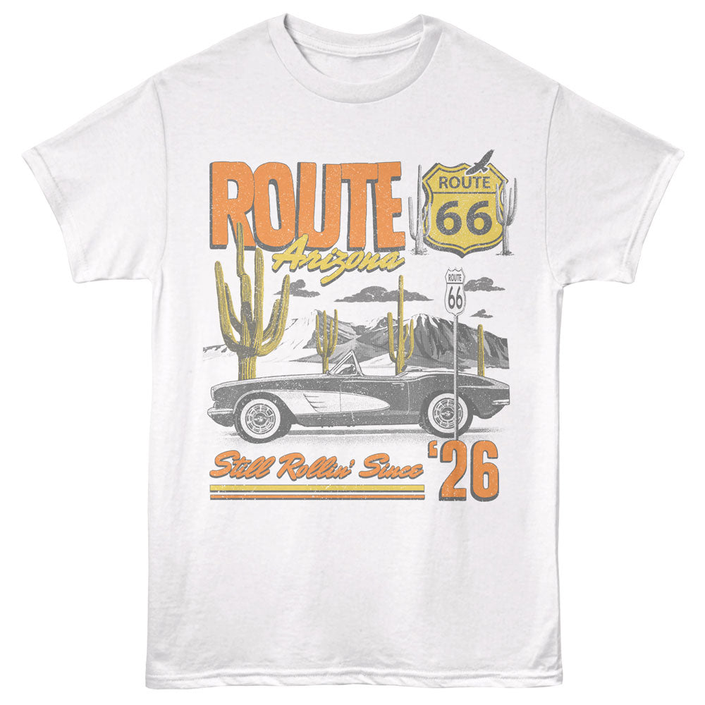 ROUTE 66 Eye-Catching T-Shirt, STILL ROLLIN