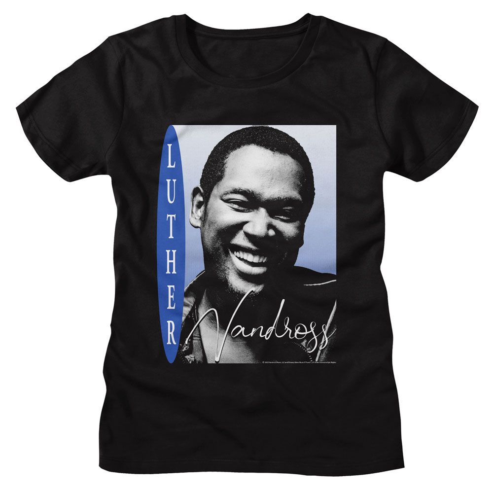 LUTHER VANDROSS T-Shirt, Smiling Photo