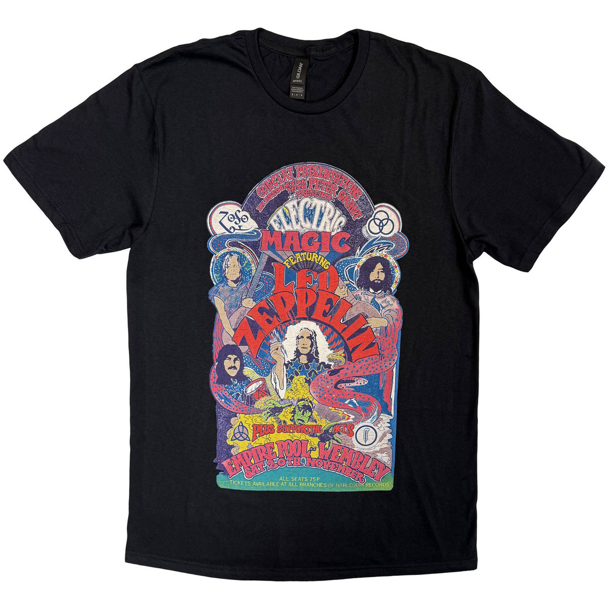 LED ZEPPELIN Attractive T-Shirt, Full Colour Electric Magic