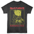Black t-shirt with Iron Maiden graphic and &