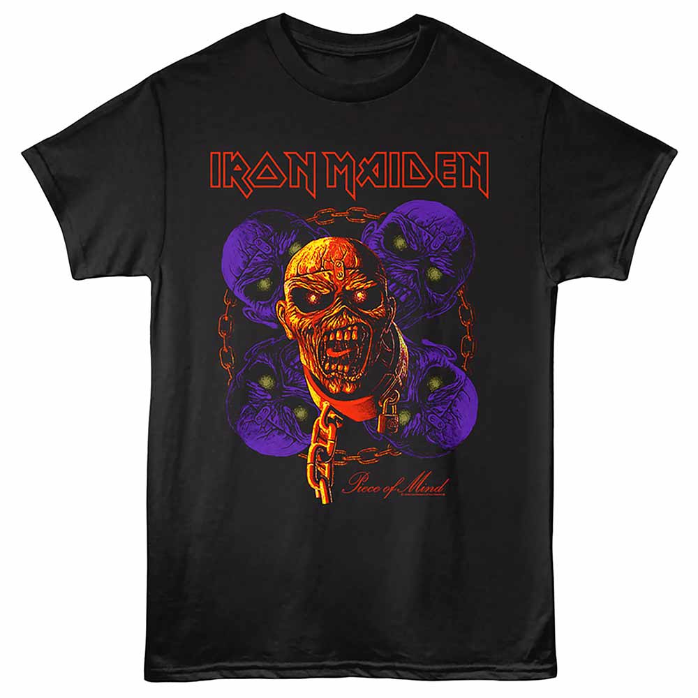 IRON MAIDEN Eye-Catching T-Shirt, PIECE OF MIND