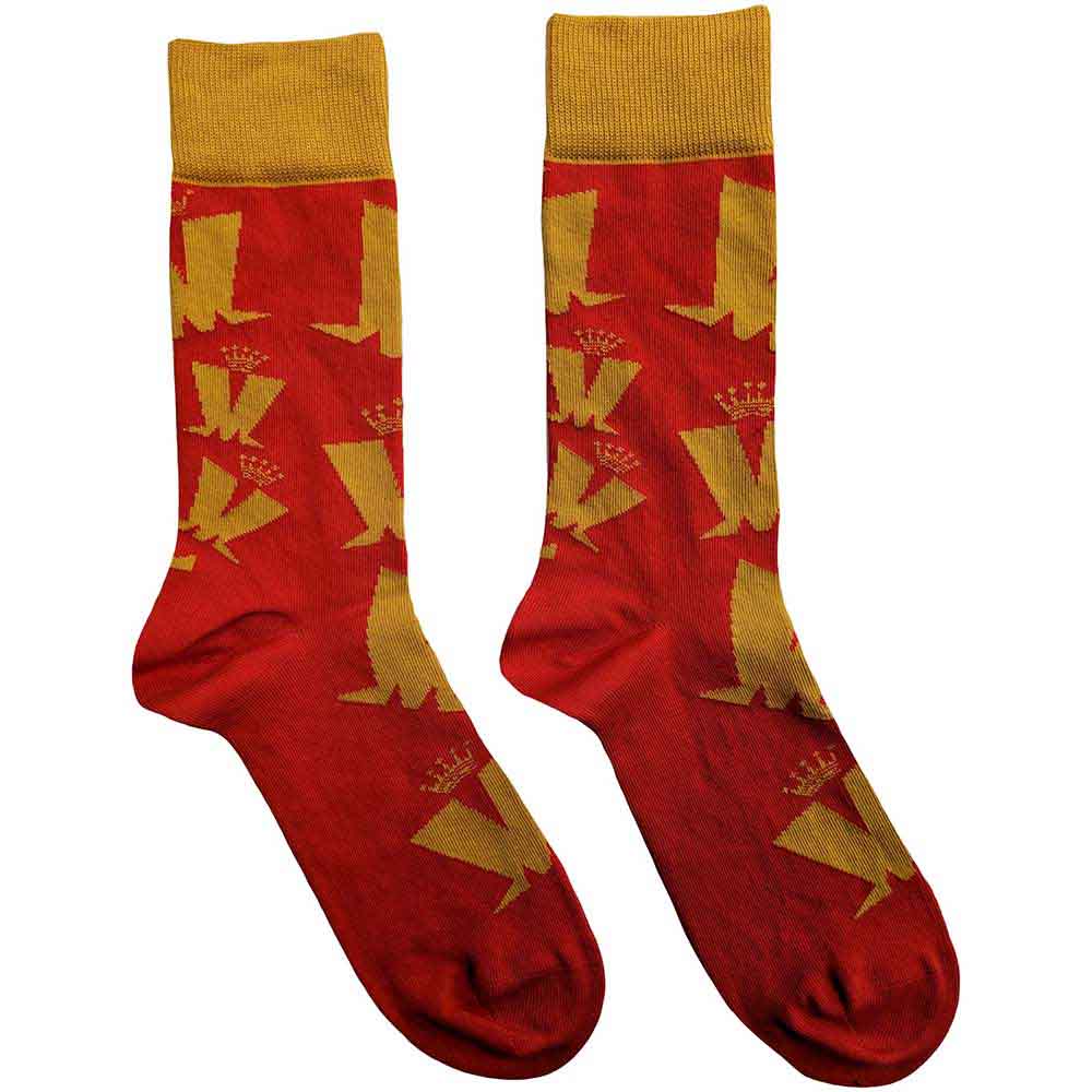 MADNESS Unisex Ankle Socks, Crown & M Pattern