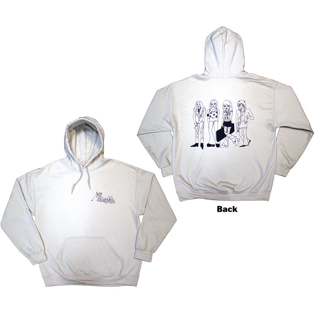 MANESKIN Attractive Hoodie, Pocket Logo & Mini Doodles