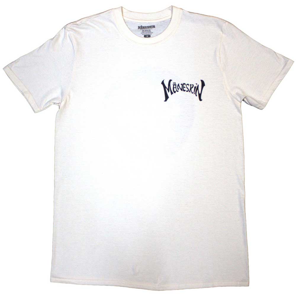 MANESKIN Attractive T-Shirt, Pocket Logo & Zitti E Buoni Circle