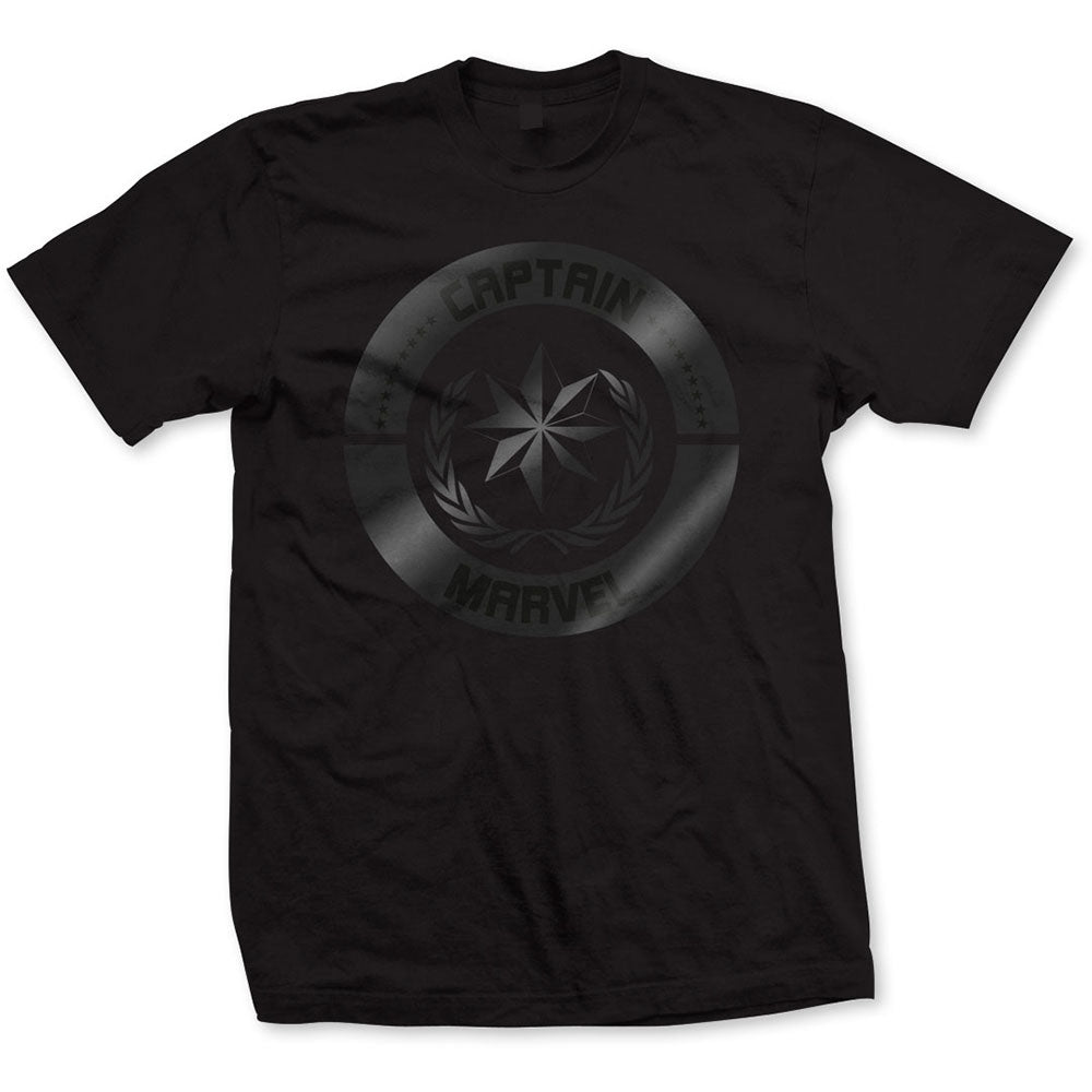 MARVEL COMICS Attractive T-shirt, Captain Marvel Silver Circle