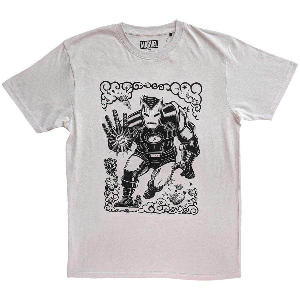 MARVEL COMICS Attractive T-shirt, Iron Man Sketch