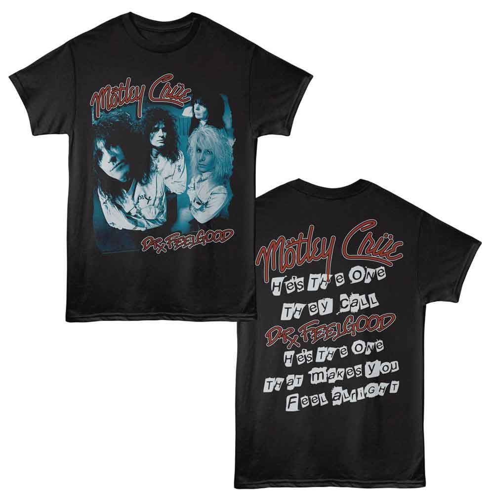 MOTLEY CRUE Eye-Catching T-Shirt, HE&