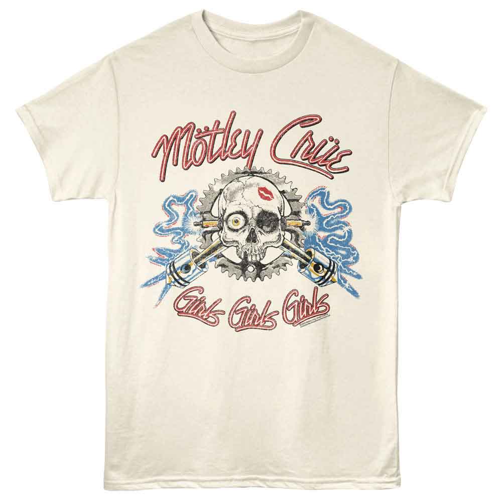 MOTLEY CRUE Eye-Catching T-Shirt, ELECTRIC SKULL