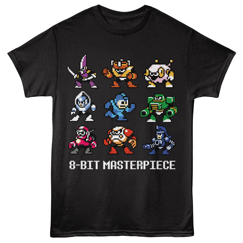 MEGA MAN Unisex T-Shirt, 8 BIT MASTERPIECE