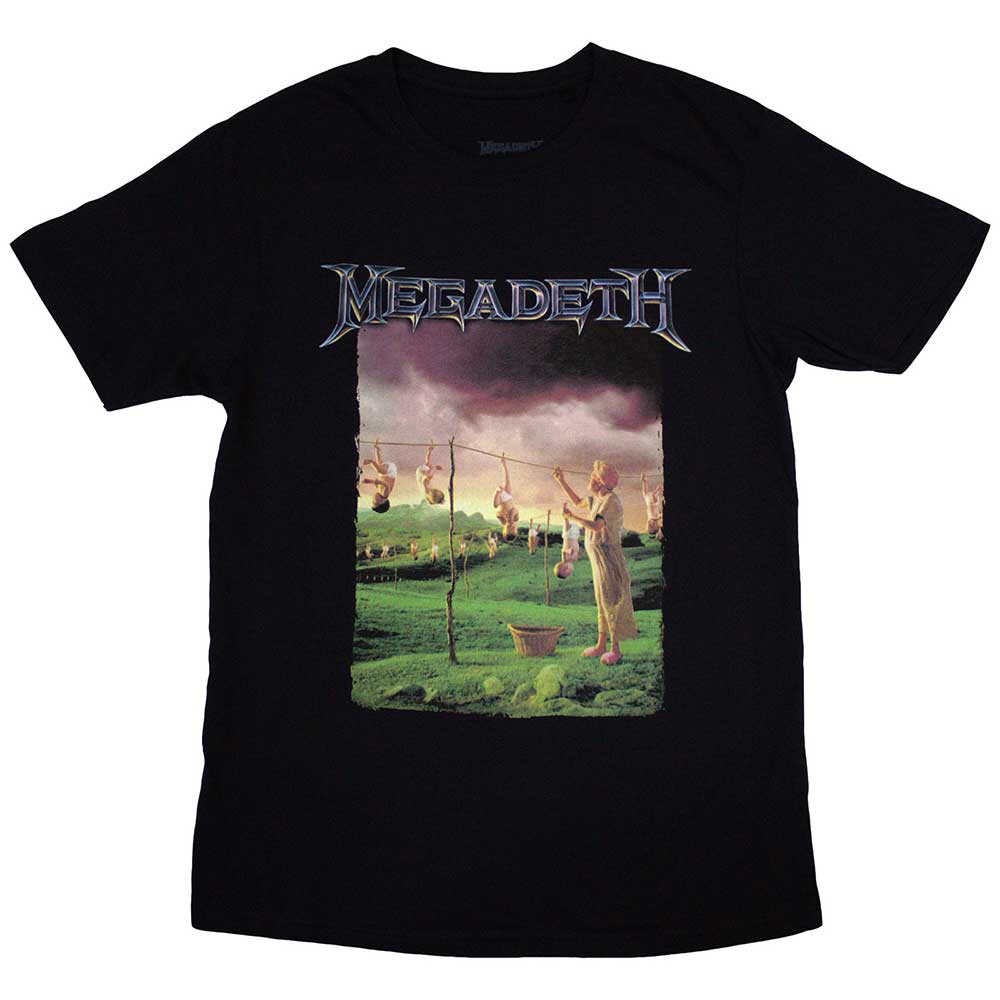 MEGADETH Attractive T-Shirt, Youthanasia Tracklist
