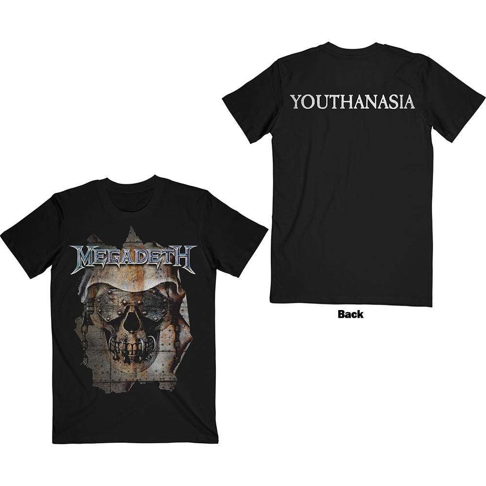MEGADETH Attractive T-Shirt, Youthanasia Ripped Thru