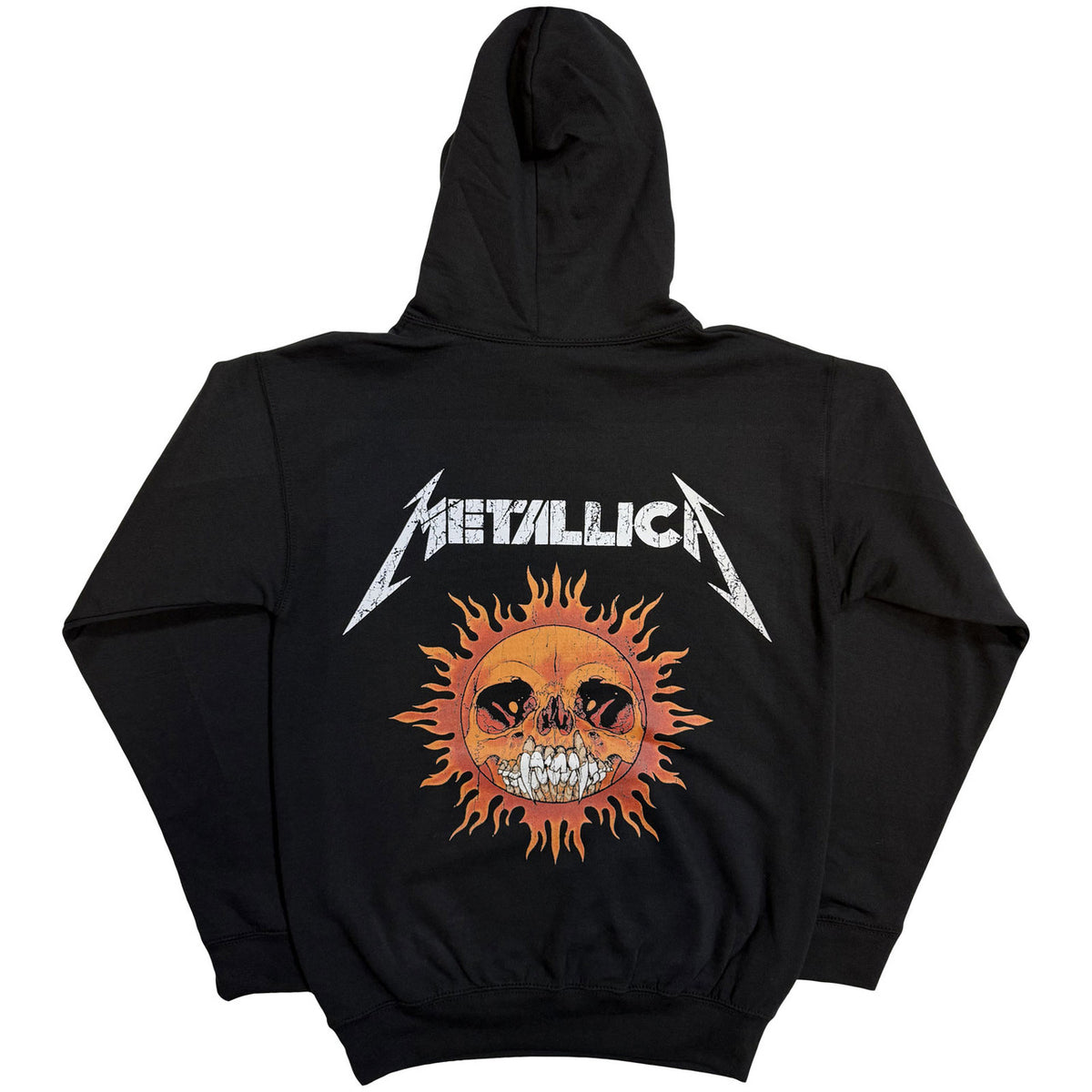 METALLICA Attractive Hoodie, Flaming Skull