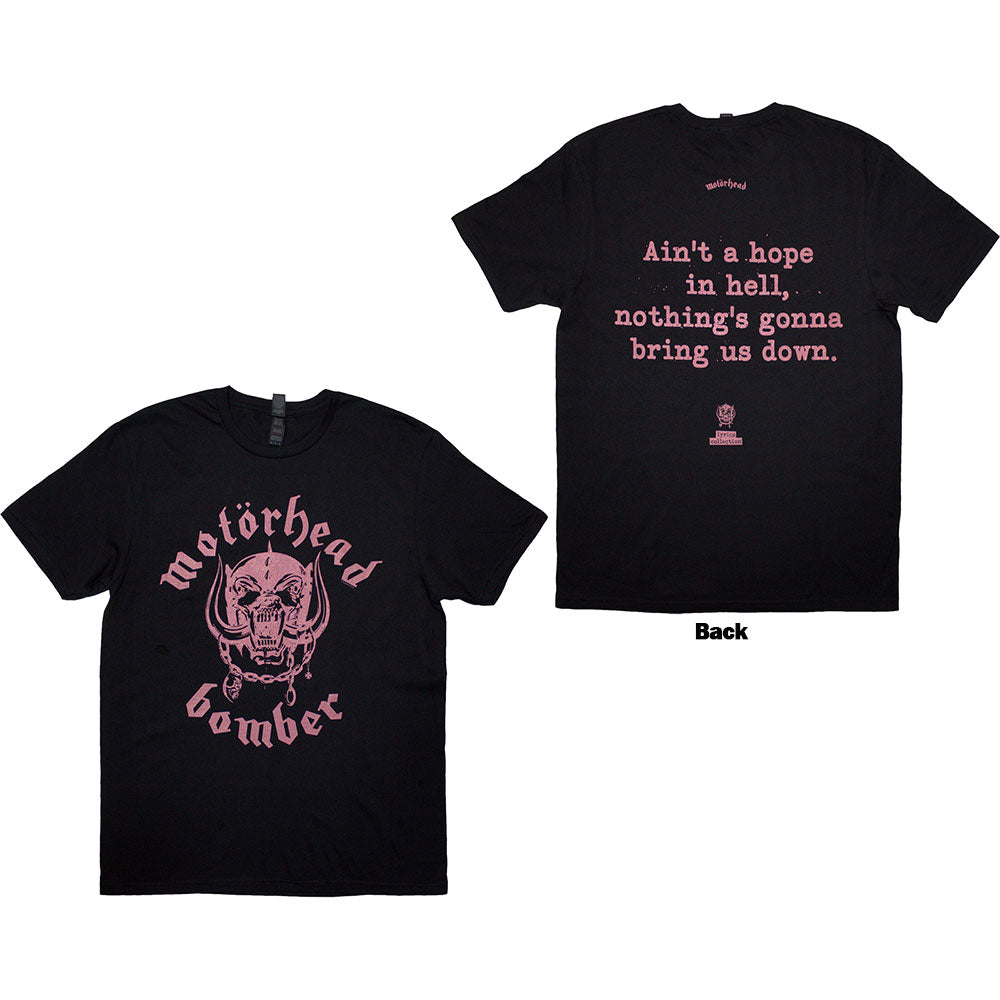 MOTORHEAD Attractive T-Shirt, Bomber Lyric