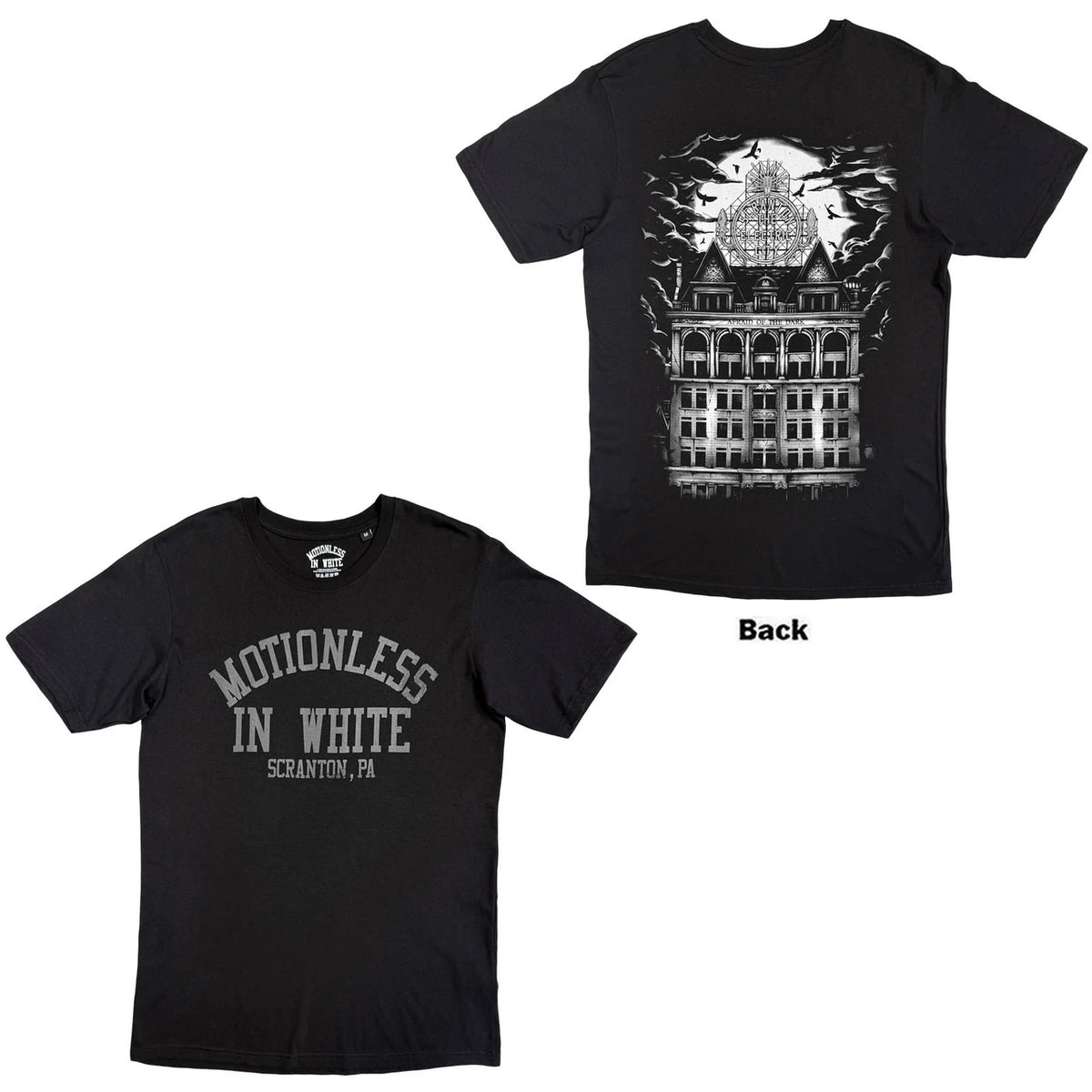 MOTIONLESS IN WHITE Attractive T-Shirt, Afraid Of The Dark