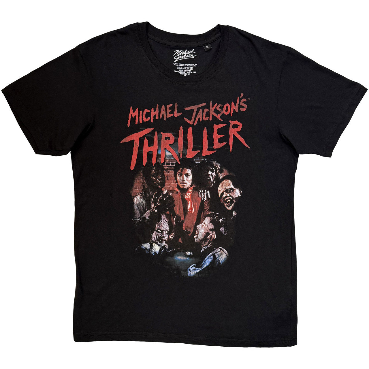 MICHAEL JACKSON Attractive T-Shirt, Thriller – Authentic Band Merch
